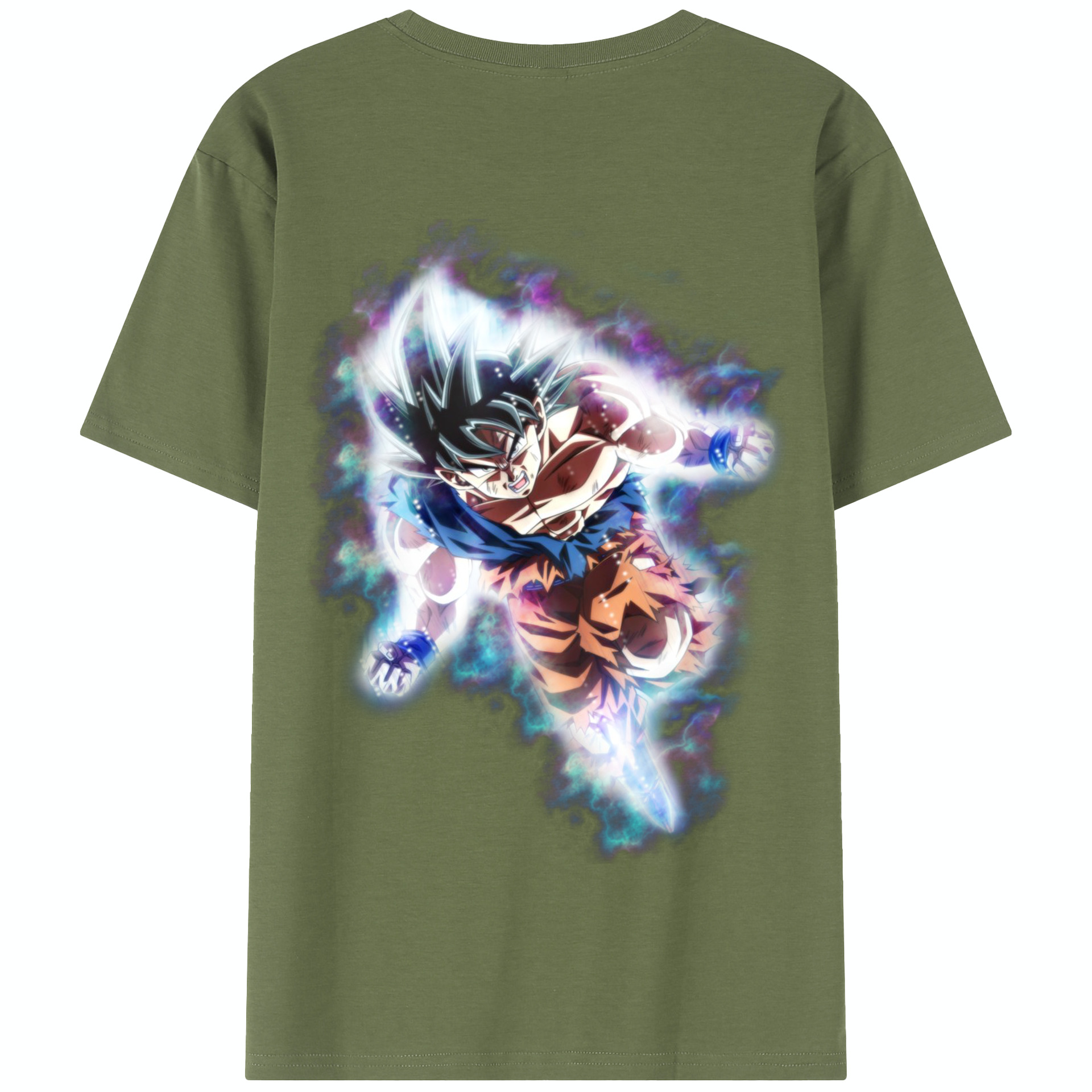 （画像用） ドラゴンボール 孫悟空（そん ごくう）Son Goku カカロット DRAGON BALL Kakarotto 綿100％半袖Tシャツ（背面プリント）
